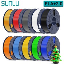 SUNLU 1 KG PLA+2.0 filamento stampante 3D 1,75 mm PLA Plus 2,2 libbre per stampanti 3D FDM