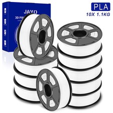 JAYO 10KG Bianco PLA 1,75mm Filamento per stampante 3D 1,1KG ad alta resistenza