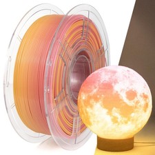 IEMAI PETG Filamento 1.75mm 1Kg, Traslucido PETG Rosa Giallo Filamenti