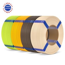 Confezione Filamento PLA Stampante 3D Ricarica 4KG 4pz 1kg Bobina ELEGOO Basic 1,75mm