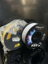 2 nuove bobine di filamento per stampante 3D - Creality bianco CR-PETG 1 kg + giallo JAYO