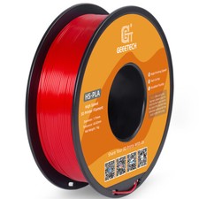 GEEETECH 3D Printers Hs-PLA Filament 1.75Mm 1Kg Per Rol Singolo Rosso Consumo