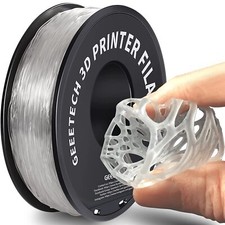 Geeetech 1,75 mm filamento TPU 1 kg trasparente 95 A TPU filamento stampante 3D DE