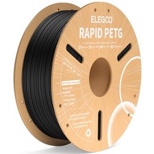 ELEGOO Rapid Filamento PETG 1,75mm Nero 1KG, Alta Velocità fino a 600mm/s 