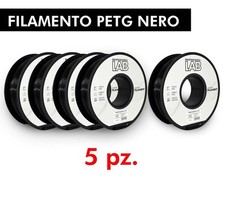 5 filamenti PETG 1.75 1kg
