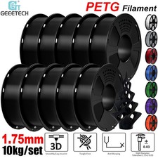 10 kg Geeetech filamento PETG 1,75 mm 1 kg/rotolo potenti materiali di consumo 3D DE