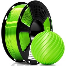 Stampante PLA filamento 3D 1,75 mm 1 kg seta verde brillante Geeetech mela metallo-like