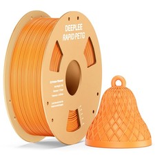 DEEPLEE PETG Rapido Filamento 1.75 mm - Kit da 1 KG Arancione, Alta