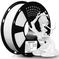1 kg Geeetech filamento stampante 3D PETG bianco 1,75 mm materiale di consumo 3D DE