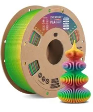 OVERTURE PLA Filamento 1.75mm, 1kg Bobina(2.2lbs), Precisione Dimensionale +/- 0