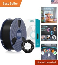 Filamento 1KG PLA Plus 1,75mm Nero - Resistenza superiore con precisione dimensionale