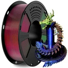Geeetech Silk PLA filamento stampante 3D 1 kg 1,75 mm seta rosso e blu e verde 3 colori misti