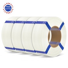Filamento di ricarica PLA 1,75mm 4KG bianco precisione dimensionale + - 0,02mm 4pz ELEGOO