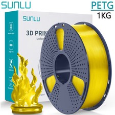 SUNLU trasparente giallo PETG 1 KG filamento stampante 3D 1,75 mm PETG alta resistenza