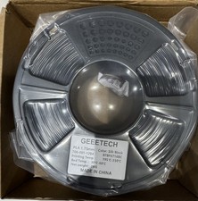 Filamento stampante 3D GEEETECH. PLA 1,75 mm. NERO SETA 1KG