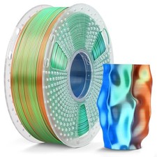 SUNLU Silk PLA Plus Filamento per stampante 3D, filamento PLA+ Lucido a Triplo C