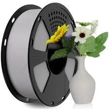 Geeetech filamento PLA opaco grigio chiaro 1,75 mm 1 kg (2,2 libbre) filamento stampante 3D DE
