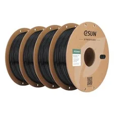 eSUN PETG Basic Filamento 1,75 mm, alta tenacità, 1 KG per bobina, 4 rotoli di m