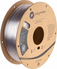 Filamento stampante 3D PolyLite trasparente PETG 1,75 mm 1 kg Polymaker Legacy Formula