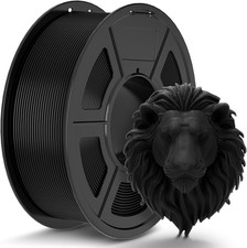 Filamento PLA 1.75Mm Nero 1KG, Filamento per Stampante 3D, Precisione Dimensiona