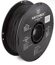 HATCHBOX PLA 1,75mm Filamento Stampante 3D Grigio Freddo, Bobina 1kg Nuovo Confezione Sigillata