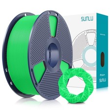 SUNLU Filamento per stampante 3D PLA Plus 1,75 mm, 1 kg, 1 kg verde pla 