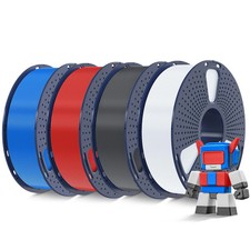 SUNLU 4KG Alta Velocità Filamento PLA 1.75mm, Filamento per Stampante 3D Veloce 