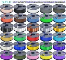 【Comprare 10 pagare 6】SUNLU 1.75mm ASA PVB PLA PLA+ PLA+2.0 HSPLA PETG SILK 1KG