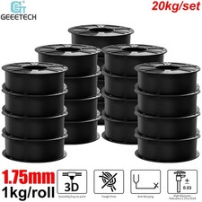 20 kg Geeetech 1,75 mm PLA filamento stampante 3D 1 kg/rotolo nero filamento PLA DE