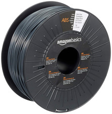 Filamento per Stampanti 3D, in ABS, 1.75 Mm, Grigio Scuro, 1 Kg per Bobina