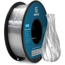 filamento PETG trasparente, 1,75 mm, 1 kg, stampante 3D, resistente