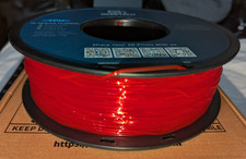 Geeetech Filamento TPU Rosso Trasparente Flessibile 1KG 1,75mm, Spedizione USA