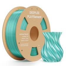 Filamento DEEPLEE Silk PLA, Verde menta, Tolleranza +/- 0.02 mm,