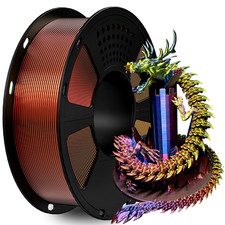 Geeetech Silk PLA filamento stampante 3D 1 kg 1,75 mm rosso e giallo e blu 3 in 1 colore misto
