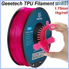 Geeetech Filamento TPU Trasparente Rosa 1.75mm 1kg 95A Elasticità Filamento 3D