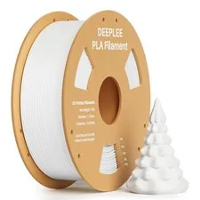 Filamento PLA 1.75 mm Bobina da 1 kg Bianco Precisione Dimensionale ±0.02 mm