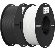 Creality Ender stampante 3D filamento PLA 1,75 mm confezione da 2 rotoli - 1 nero / 1 bianco
