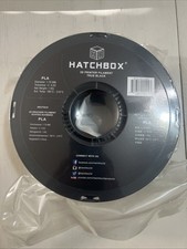 Hatchbox True Black PLA filamento per stampante 3D 1,75 mm 1 kg, bobina sigillata