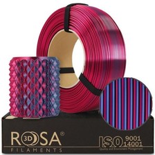 Rosa3D Filamento Pla Seta Mezzanotte Città 1.75mm 1kg Ricarica