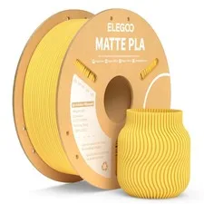 ELEGOO PLA Matte Filamento Stampante 3D Giallo Sole 1kg 1,75mm Opaco PLA