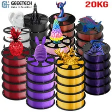 20 rotoli filamento stampante 3D Geeetech 1,75 mm 1 kg * 20 pla/petg/abs +/tpu/asa 20 kg