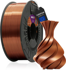 Filamento PLA Silk 1.75Mm Rame Antico, Bobina Da 300G, Filamento per Stampante 3