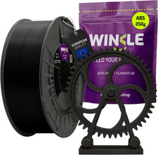 Filamento ABS 1.75Mm Nero Corvino Bobina Da 250G, Filamento per Stampante 3D FDM