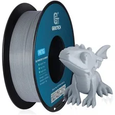 Filamento PETG 1.75mm, 3D, bobina 1kg, resistente, grigio
