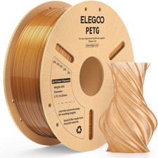 Filamento PETG 1,75Mm Traslucido Ambra 1KG Filamento Trasparente per Stampante 3