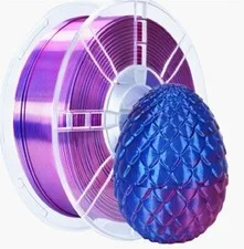 Filamento PLA 1.75mm 1kg – Bicolore Rosso/Blu – Alta Qualità per Stampanti 3D