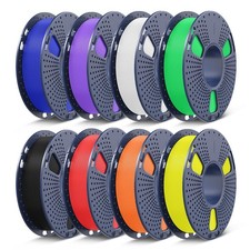 SUNLU Set di filamenti per stampante PETG multicolore 1,75 mm confezionati