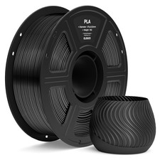 ELEGOO Filamento PLA 1,75mm Nero 1KG Filamento per Stampante 3D Precisione