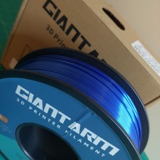 GIANTARM Filamento di seta PLA blu reale setoso, 1,75 mm, bobina da 1 kg, NUOVO NUOVO CON SCATOLA