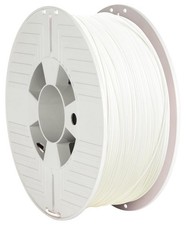 VERBATIM Filamento ABS Bianco 1.75mm Per Stampanti 3D, 396m Bobina 1kg 55027